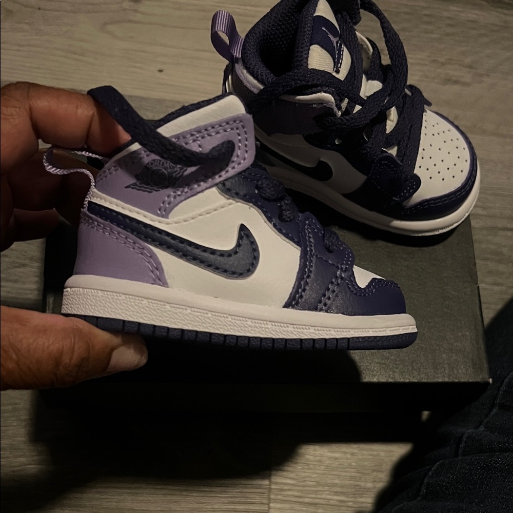 Nike Kids Sneakers - Dark Purple and White***********SOLD*********